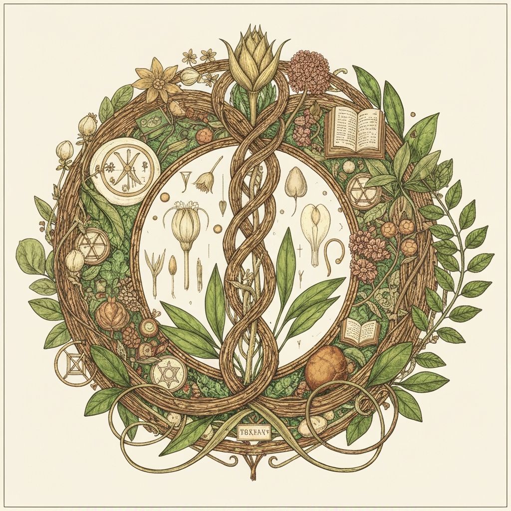 Educational resource representing botanical knowledge and mission